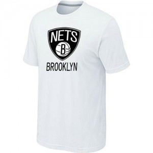 Brooklyn Nets Big & Tall T-Shirt d'équipe de NBA - Blanc pour Homme