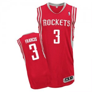 Maillot Authentic Houston Rockets NBA Road Rouge - #3 Steve Francis - Homme