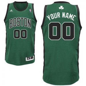 Maillot Boston Celtics NBA Alternate Vert (No. noir) - Personnalisé Swingman - Homme