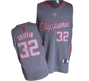 Los Angeles Clippers Blake Griffin #32 Graystone Fashion Authentic Maillot d'équipe de NBA - Gris pour Homme