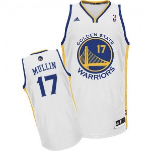 Golden State Warriors #17 Adidas Home Blanc Swingman Maillot d'équipe de NBA Remise - Chris Mullin pour Homme