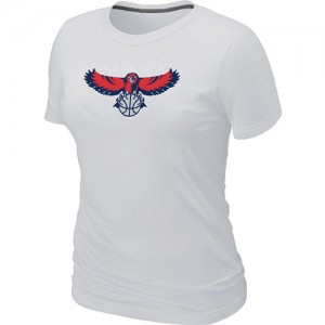 T-Shirt Blanc Big & Tall Atlanta Hawks - Femme