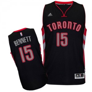 Toronto Raptors Anthony Bennett #15 Alternate Swingman Maillot d'équipe de NBA - Noir pour Homme