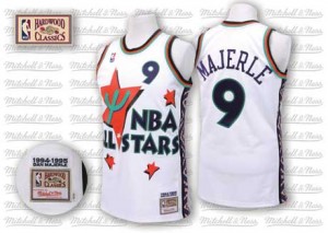 Phoenix Suns #9 Adidas Throwback 1995 All Star Blanc Swingman Maillot d'équipe de NBA Vente pas cher - Dan Majerle pour Homme