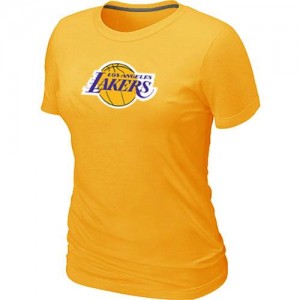 T-Shirt NBA Jaune Los Angeles Lakers Big & Tall Femme