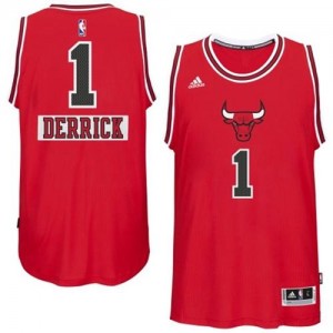Maillot Adidas Rouge 2014-15 Christmas Day Authentic Chicago Bulls - Derrick Rose #1 - Enfants