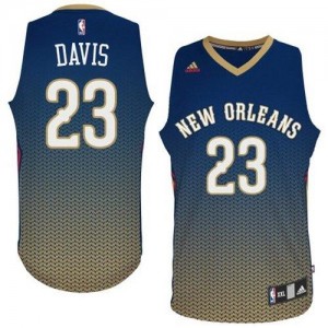Maillot NBA Bleu marin Anthony Davis #23 New Orleans Pelicans Resonate Fashion Swingman Homme Adidas
