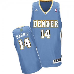 Denver Nuggets Gary Harris #14 Road Swingman Maillot d'équipe de NBA - Bleu clair pour Homme