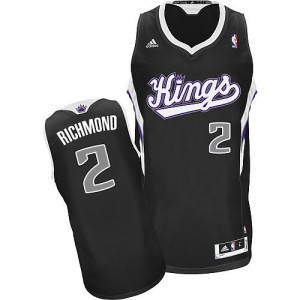 Sacramento Kings #2 Adidas Alternate Noir Swingman Maillot d'équipe de NBA Le meilleur cadeau - Mitch Richmond pour Homme