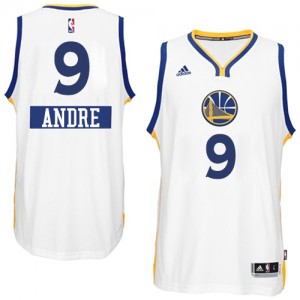 Golden State Warriors Andre Iguodala #9 2014-15 Christmas Day Authentic Maillot d'équipe de NBA - Blanc pour Homme