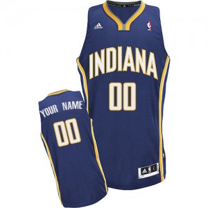 Maillot NBA Bleu marin Swingman Personnalisé Indiana Pacers Road Enfants Adidas