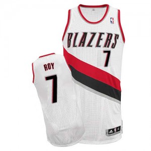 Maillot NBA Blanc Brandon Roy #7 Portland Trail Blazers Home Authentic Homme Adidas