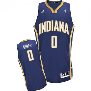 Maillot Adidas Bleu marin Road Swingman Indiana Pacers - C.J. Miles #0 - Homme