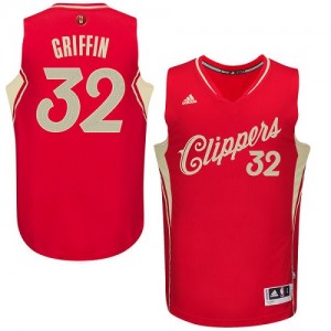 Maillot NBA Authentic Blake Griffin #32 Los Angeles Clippers 2015-16 Christmas Day Rouge - Homme