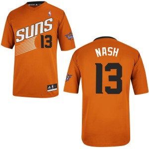 Maillot Adidas Orange Alternate Authentic Phoenix Suns - Steve Nash #13 - Femme