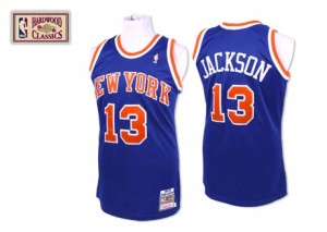 Maillot Swingman New York Knicks NBA Throwback Bleu royal - #13 Mark Jackson - Homme