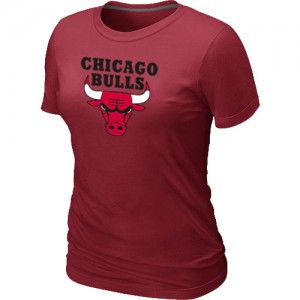T-shirt principal de logo Chicago Bulls NBA Big & Tall Rouge - Femme