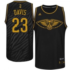 Maillot NBA Swingman Anthony Davis #23 New Orleans Pelicans Precious Metals Fashion Noir - Homme
