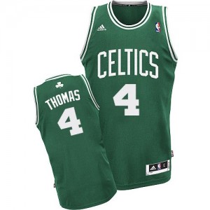 Maillot Swingman Boston Celtics NBA Road Vert (No Blanc) - #4 Isaiah Thomas - Homme