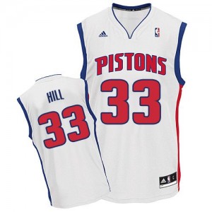 Maillot NBA Swingman Grant Hill #33 Detroit Pistons Home Blanc - Homme