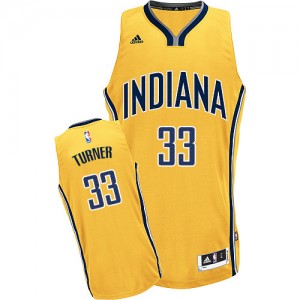 Maillot Swingman Indiana Pacers NBA Alternate Or - #33 Myles Turner - Homme
