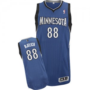 Maillot NBA Authentic Nemanja Bjelica #88 Minnesota Timberwolves Road Slate Blue - Homme