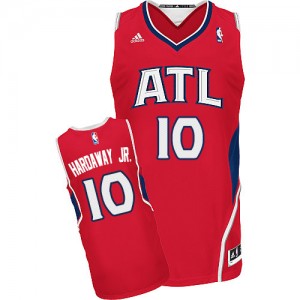 Maillot NBA Atlanta Hawks #10 Tim Hardaway Jr. Rouge Adidas Swingman Alternate - Homme