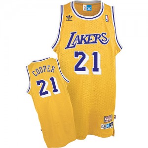 Maillot Mitchell and Ness Or Throwback Swingman Los Angeles Lakers - Michael Cooper #21 - Homme