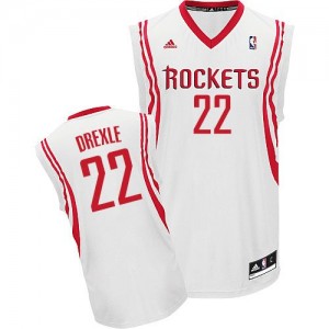 Houston Rockets Clyde Drexler #22 Home Swingman Maillot d'équipe de NBA - Blanc pour Homme