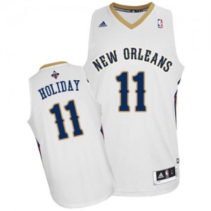 Maillot Swingman New Orleans Pelicans NBA Home Blanc - #11 Jrue Holiday - Homme
