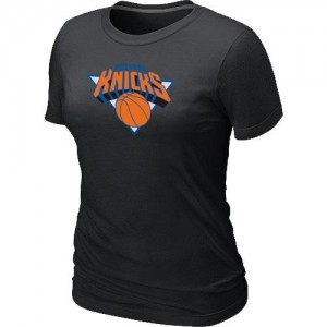T-Shirt Noir Big & Tall New York Knicks - Femme