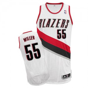 Portland Trail Blazers #55 Adidas Home Blanc Authentic Maillot d'équipe de NBA Magasin d'usine - Mike Miller pour Homme