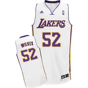 Maillot NBA Swingman Jamaal Wilkes #52 Los Angeles Lakers Alternate Blanc - Homme