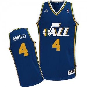 Utah Jazz #4 Adidas Road Bleu marin Swingman Maillot d'équipe de NBA en vente en ligne - Adrian Dantley pour Homme