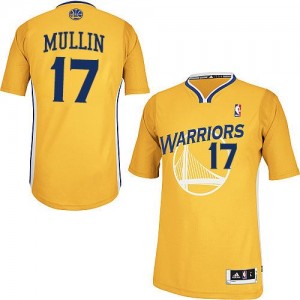 Maillot Authentic Golden State Warriors NBA Alternate Or - #17 Chris Mullin - Homme