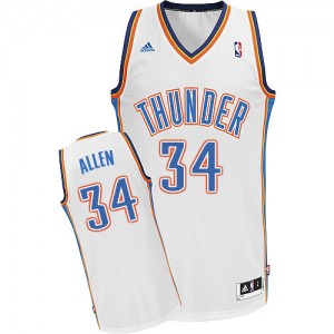 Maillot NBA Swingman Ray Allen #34 Oklahoma City Thunder Home Blanc - Homme
