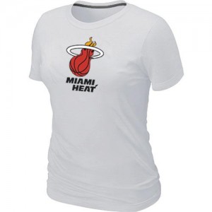 Miami Heat Big & Tall T-Shirt d'équipe de NBA - Blanc pour Femme