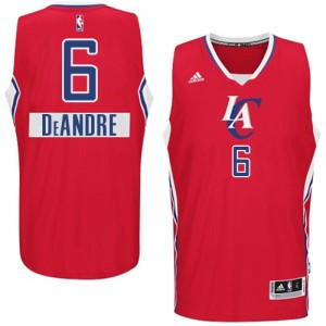 Maillot Adidas Rouge 2014-15 Christmas Day Swingman Los Angeles Clippers - DeAndre Jordan #6 - Homme
