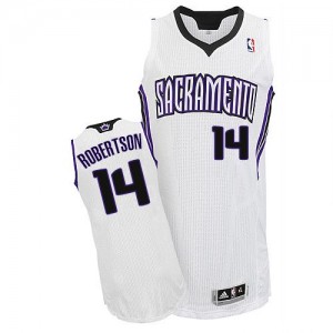 Maillot NBA Authentic Oscar Robertson #14 Sacramento Kings Home Blanc - Homme