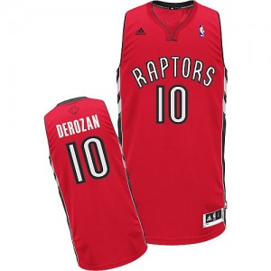 Toronto Raptors #10 Adidas Road Rouge Swingman Maillot d'équipe de NBA à vendre - DeMar DeRozan pour Enfants