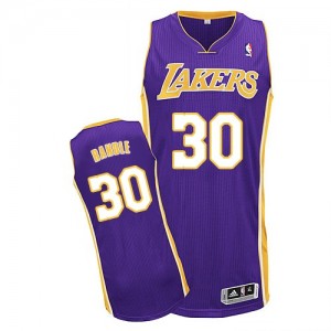 Los Angeles Lakers Julius Randle #30 Road Authentic Maillot d'équipe de NBA - Violet pour Homme