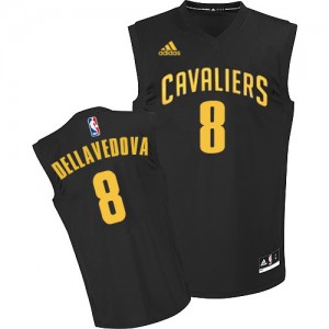Maillot NBA Noir Matthew Dellavedova #8 Cleveland Cavaliers Fashion Swingman Homme Adidas