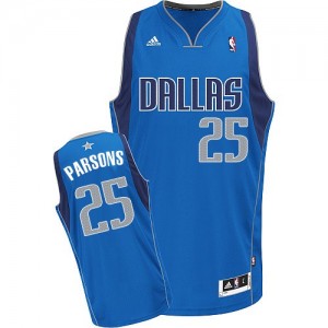 Maillot NBA Swingman Chandler Parsons #25 Dallas Mavericks Road Bleu royal - Homme
