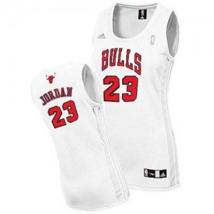 Maillot Adidas Blanc Home Swingman Chicago Bulls - Michael Jordan #23 - Femme