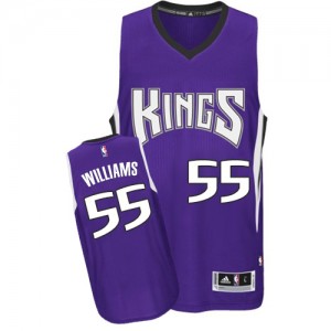 Sacramento Kings #55 Adidas Road Violet Authentic Maillot d'équipe de NBA préférentiel - Jason Williams pour Homme