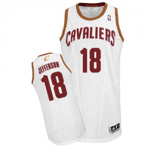 Maillot Adidas Blanc Home Authentic Cleveland Cavaliers - Richard Jefferson #18 - Homme