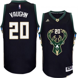 Maillot NBA Authentic Rashad Vaughn #20 Milwaukee Bucks Alternate Noir - Homme