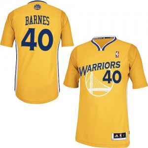 Golden State Warriors Harrison Barnes #40 Alternate Authentic Maillot d'équipe de NBA - Or pour Homme