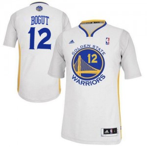Golden State Warriors #12 Adidas Alternate Blanc Swingman Maillot d'équipe de NBA Le meilleur cadeau - Andrew Bogut pour Homme