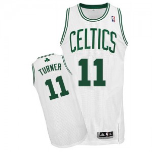 Maillot NBA Authentic Evan Turner #11 Boston Celtics Home Blanc - Homme